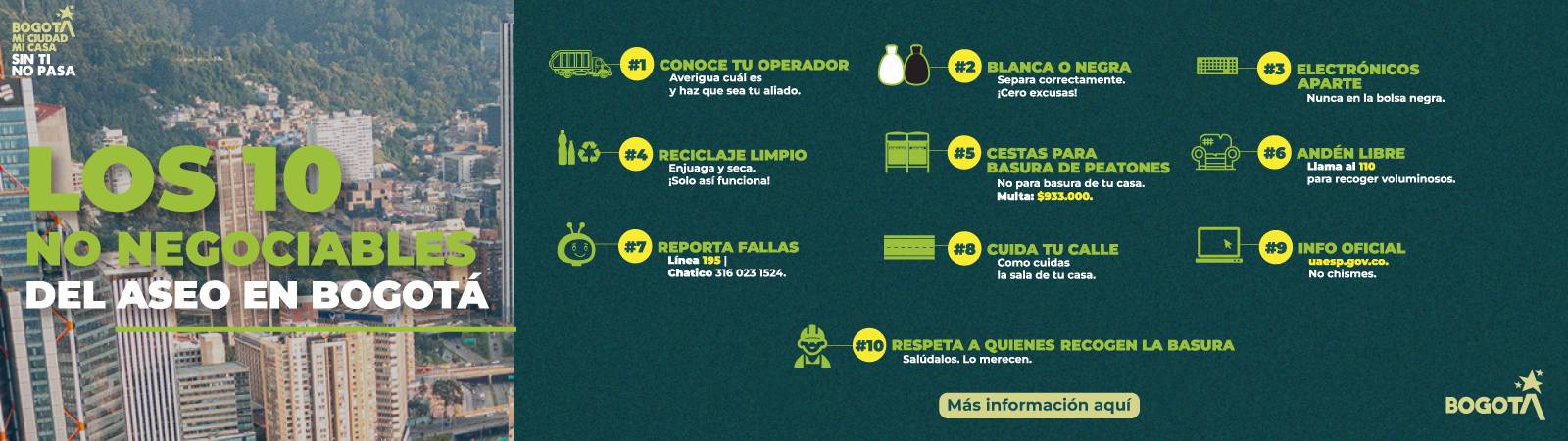 Banner los 10 no negociables